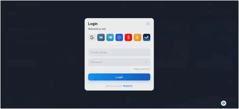 1win login