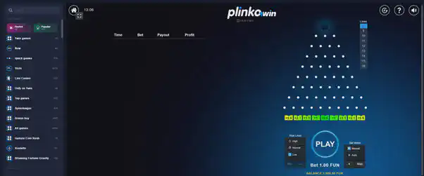 Play 1win Plinko
